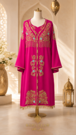 ⁦قفطان مغربي ميدي يتوفر بالطلب مقاسات l/m⁩ - الصورة ⁦2⁩