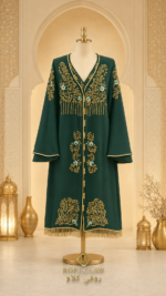⁦قفطان مغربي ميدي يتوفر بالطلب مقاسات l/m⁩ - الصورة ⁦3⁩