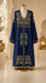 قفطان مغربي ميدي يتوفر بالطلب مقاسات l/m